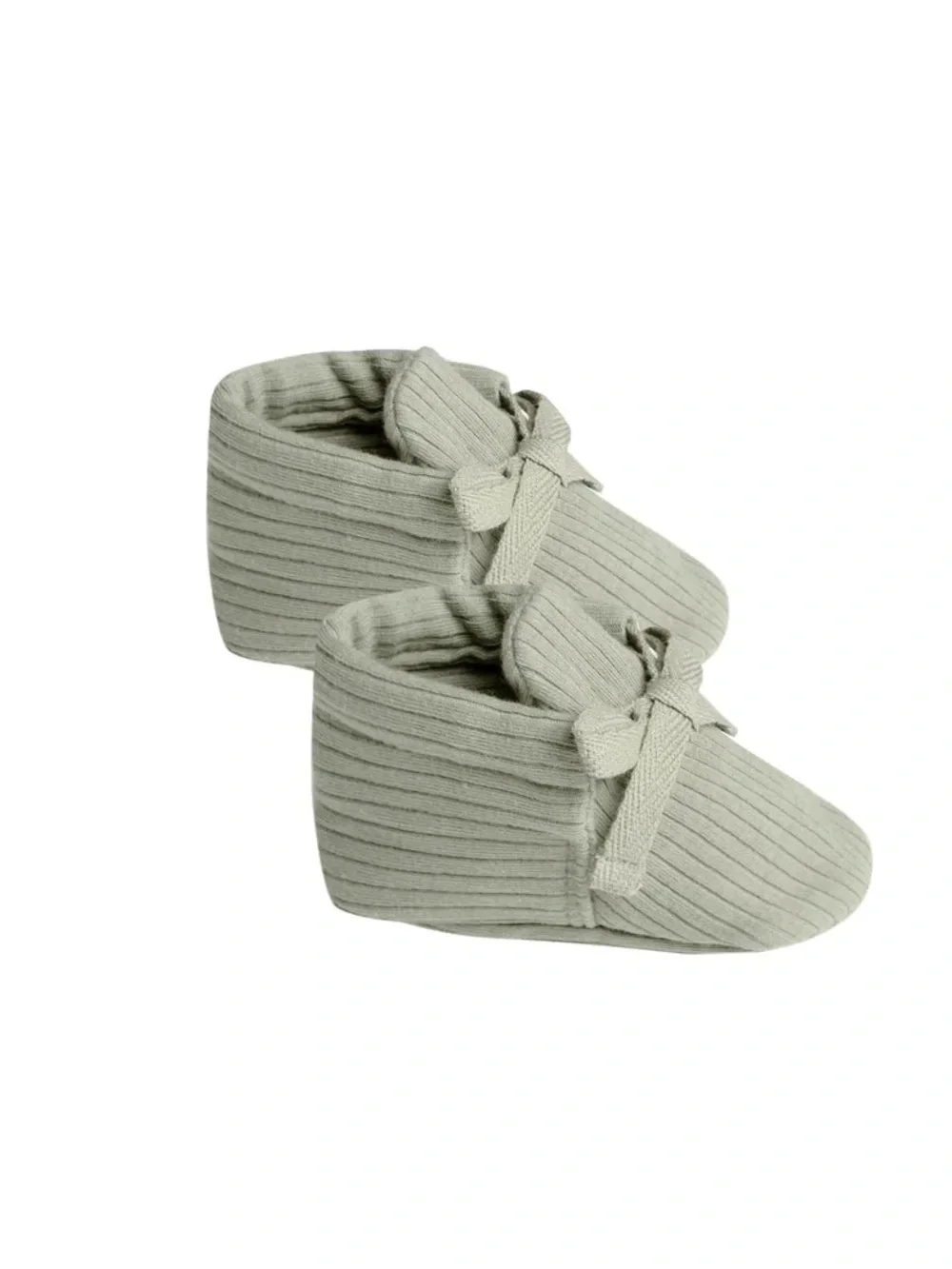 Quincy Mae • Sage Ribbed Booties